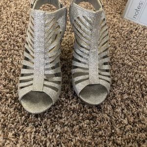 Silver heels